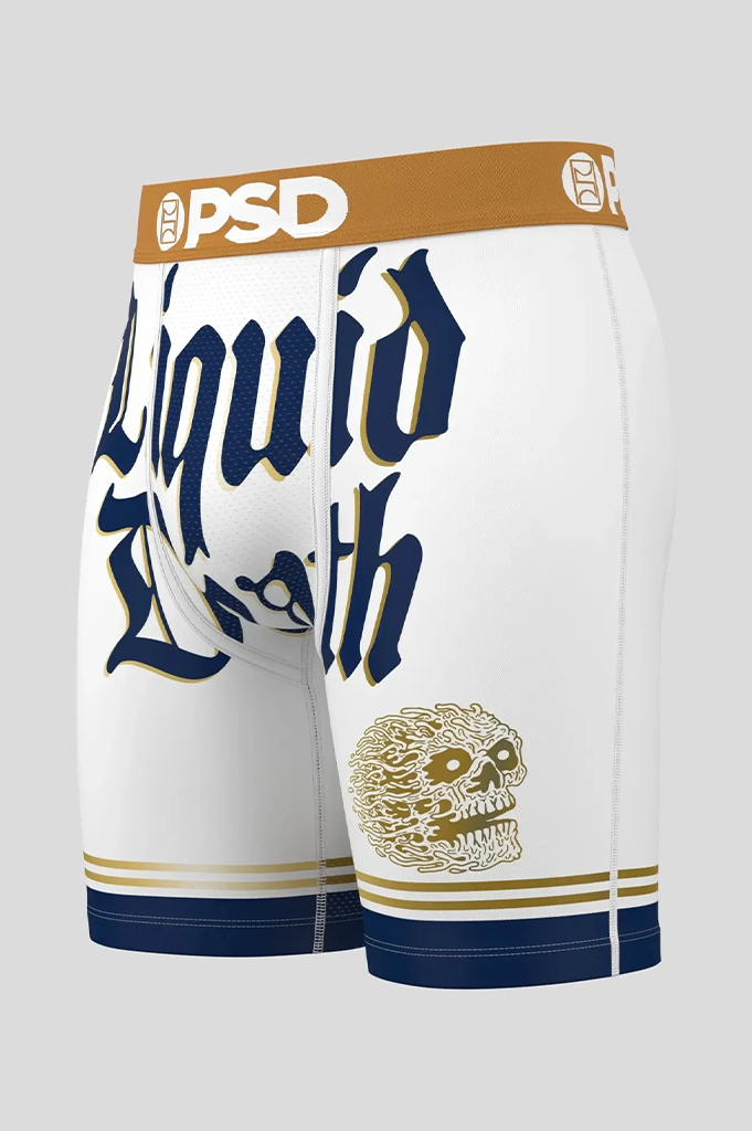 PSD x Liquid Death - Liquid Death Gold Boxer Brief Underwear