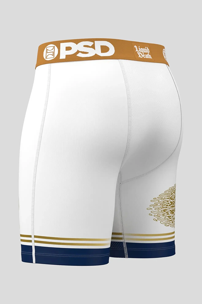 PSD x Liquid Death - Liquid Death Gold Boxer Brief Underwear