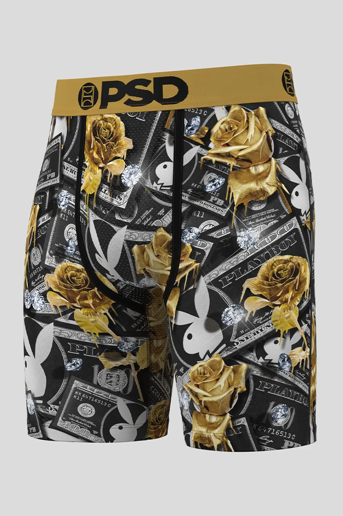 PSD Playboy 100 Roses Boxer Brief Underwear