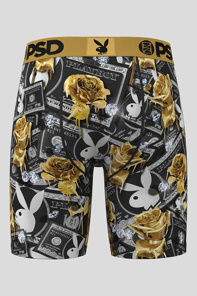 PSD Playboy 100 Roses Boxer Brief Underwear