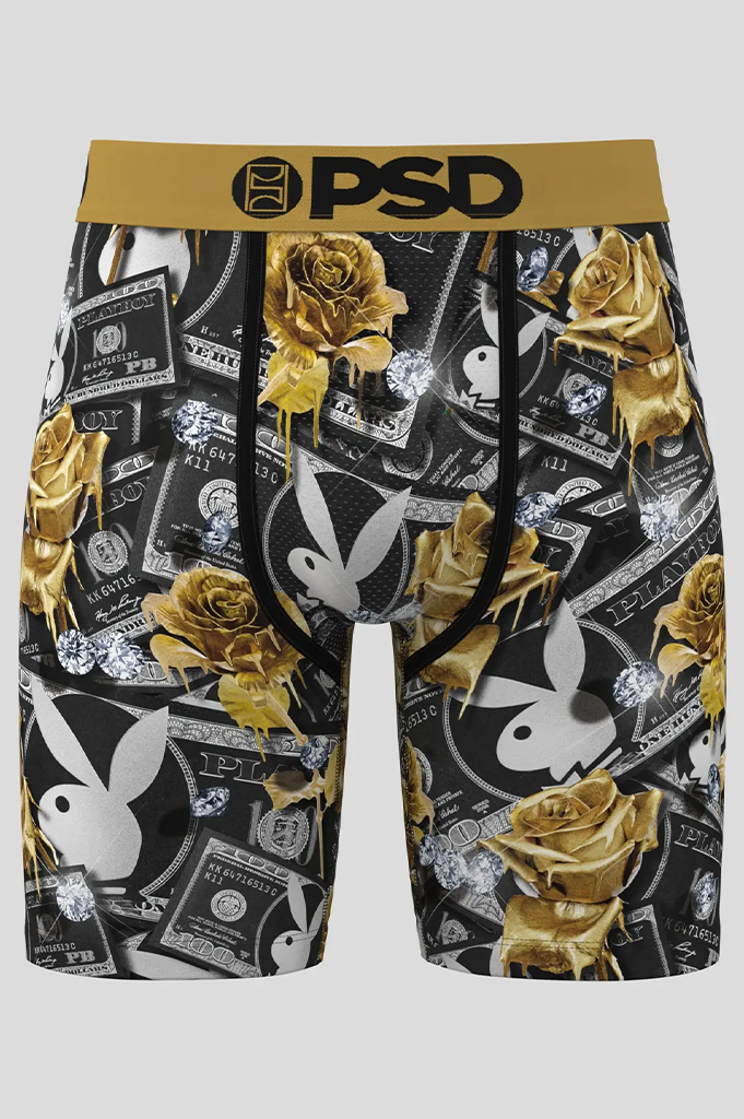 PSD Playboy 100 Roses Boxer Brief Underwear