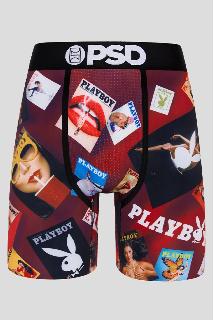 PSD Men's Playboy Cover Girls Boxer Briefs, Multi, XXL at  Men's  Clothing store