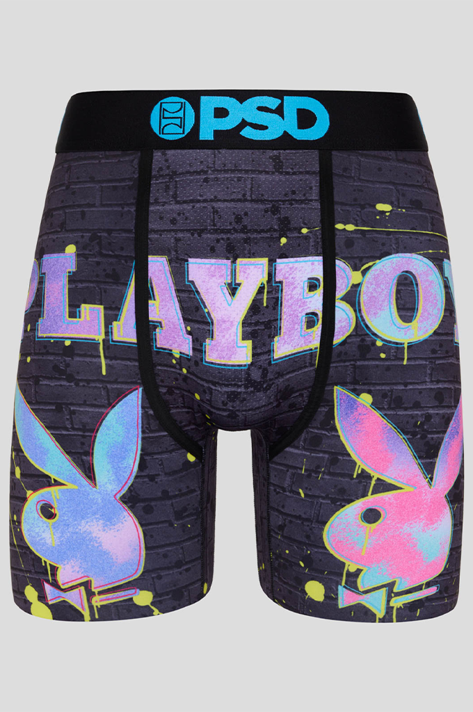 Buy Official Playboy Monogram Luxury PSD Boy Shorts Underwear