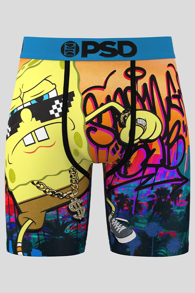PSD Spongebob Squarepants West Coast Boxer Brief Underwear