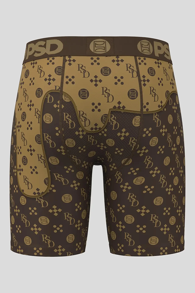 PSD Warface Luxe Drip Brown Boxer Brief Underwear