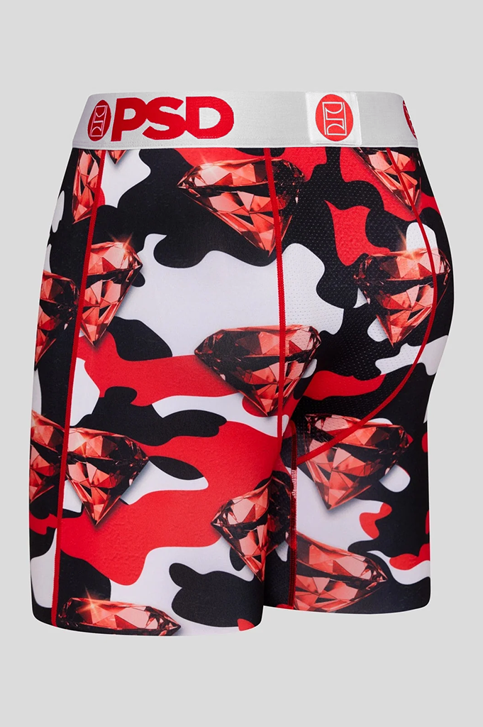 NEW PSD Underwear Uniform Warface Camo Punch Sports Bra Size XL NWT Red