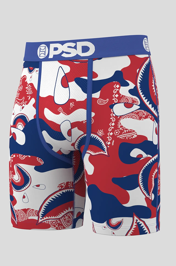 PSD Warface Camo Paisley Boxer Brief Underwear