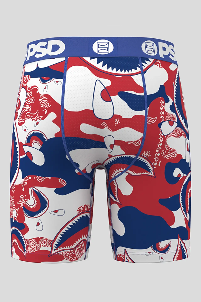 PSD Warface Camo Paisley Boxer Brief Underwear
