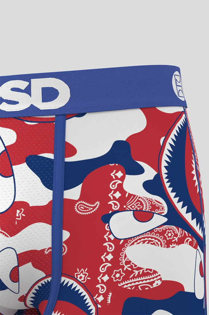 PSD Warface Camo Paisley Boxer Brief Underwear