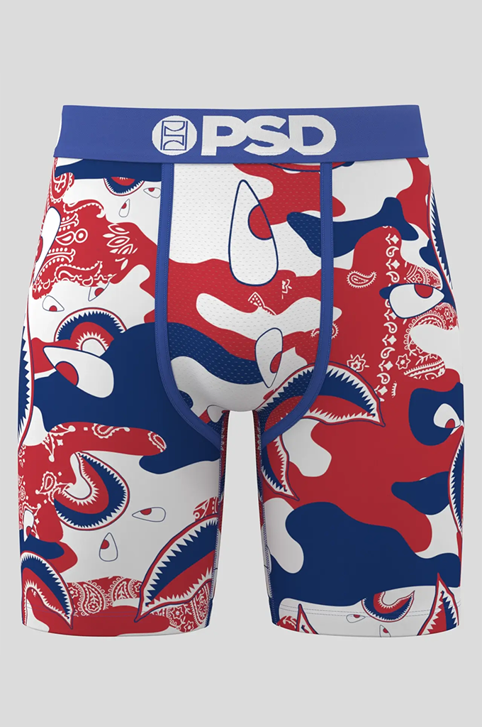 PSD Warface Camo Paisley Boxer Brief Underwear