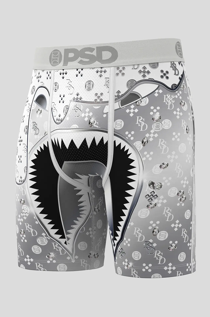 PSD Warface White Diamond Boxer Brief Underwear