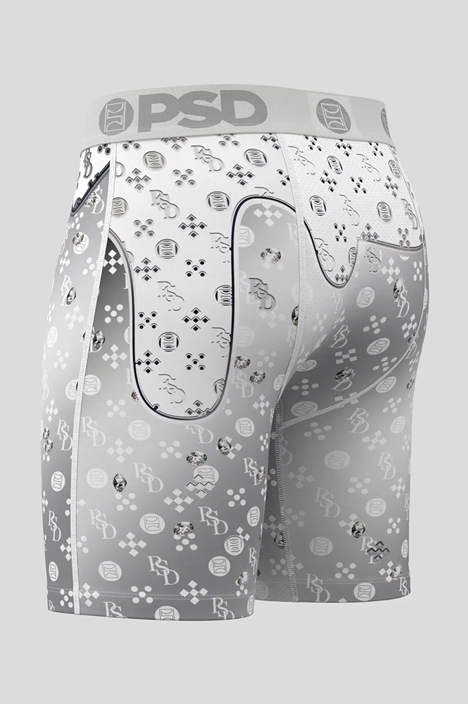 PSD Warface White Diamond Boxer Brief Underwear