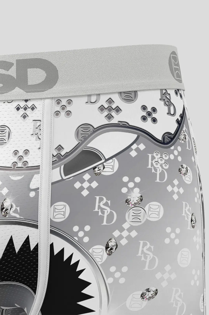 PSD Warface White Diamond Boxer Brief Underwear