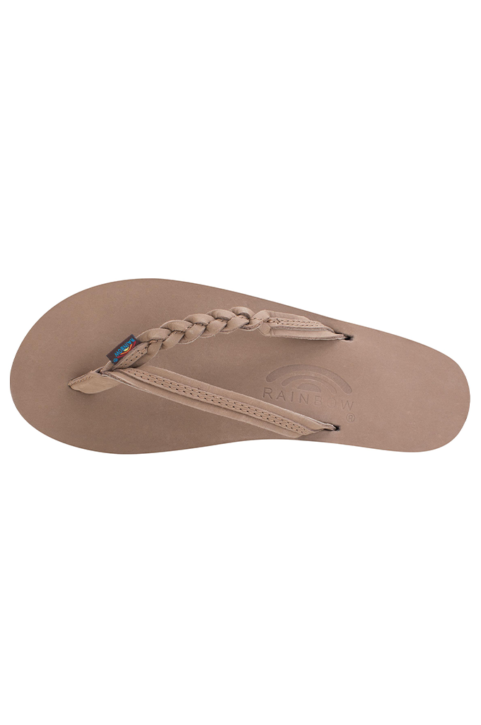 Rainbow Women's Flirty Braidy Single Layer Premier Leather Sandals