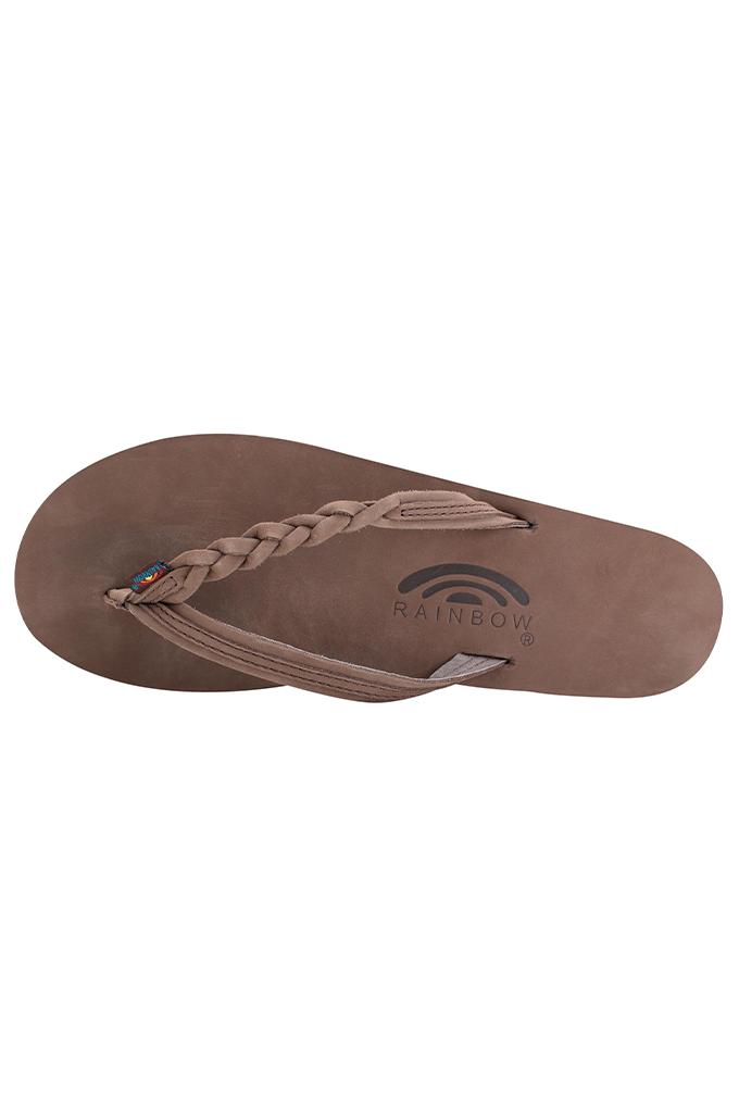 Rainbow Women's Flirty Braidy Single Layer Premier Leather Sandals