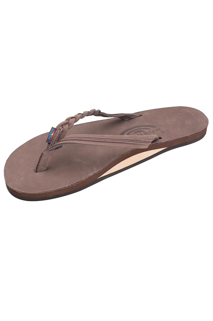 Rainbow Women's Flirty Braidy Single Layer Premier Leather Sandals