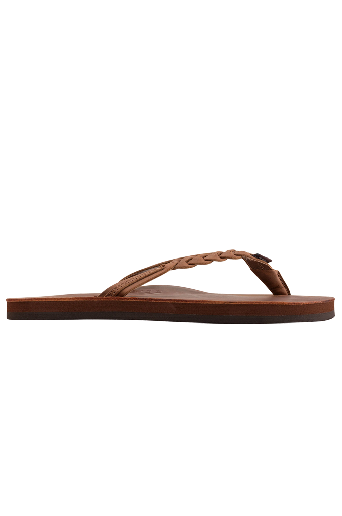 Rainbow Women's Flirty Braidy Single Layer Premier Leather Sandals