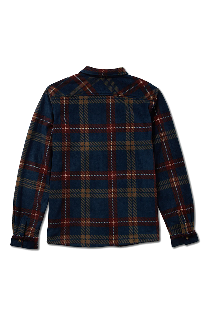 Salty Crew Swellter Polar Fleece Long Sleeve Flannel Sweatshirt