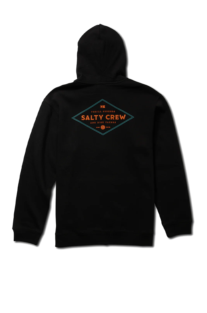 Salty Crew Double Diamond Zip Fleece Hoodie Mainland Skate Surf