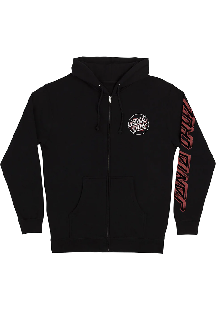 Santa cruz top hoodie zip