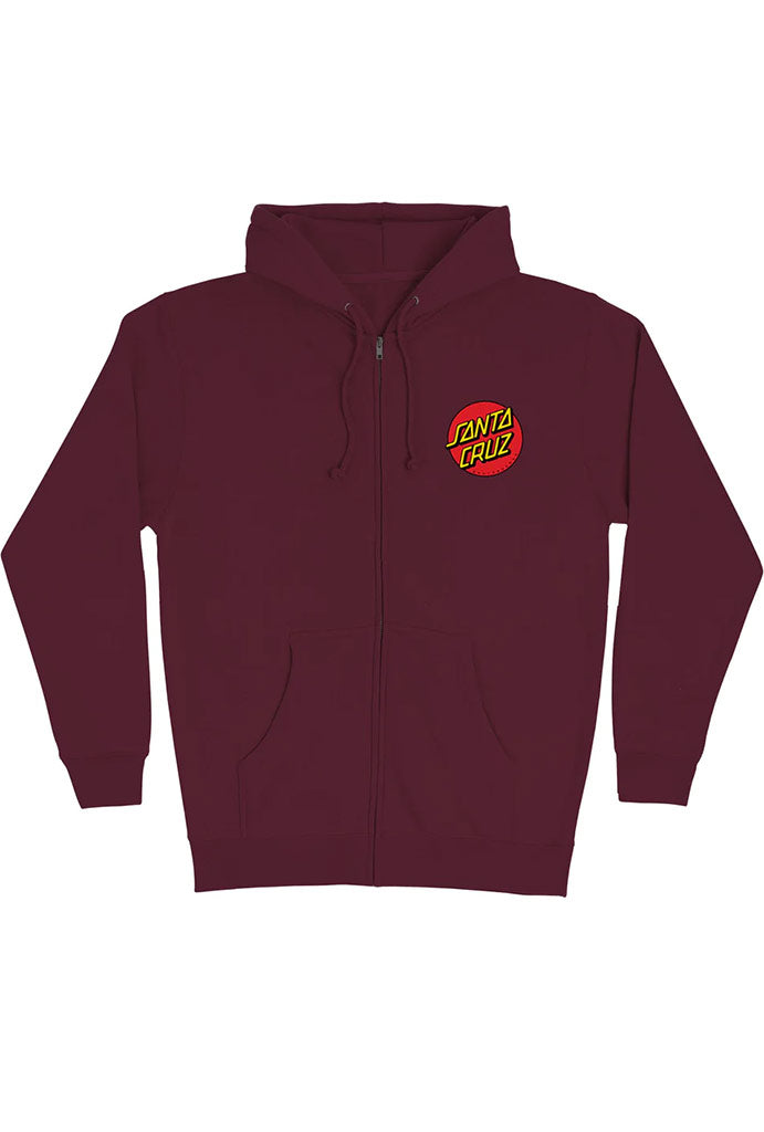 Santa Cruz Classic Dot Zip Sweatshirt