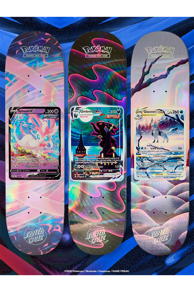 Santa Cruz Skateboards X Pokémon TCG Blind Bag Skateboard Deck