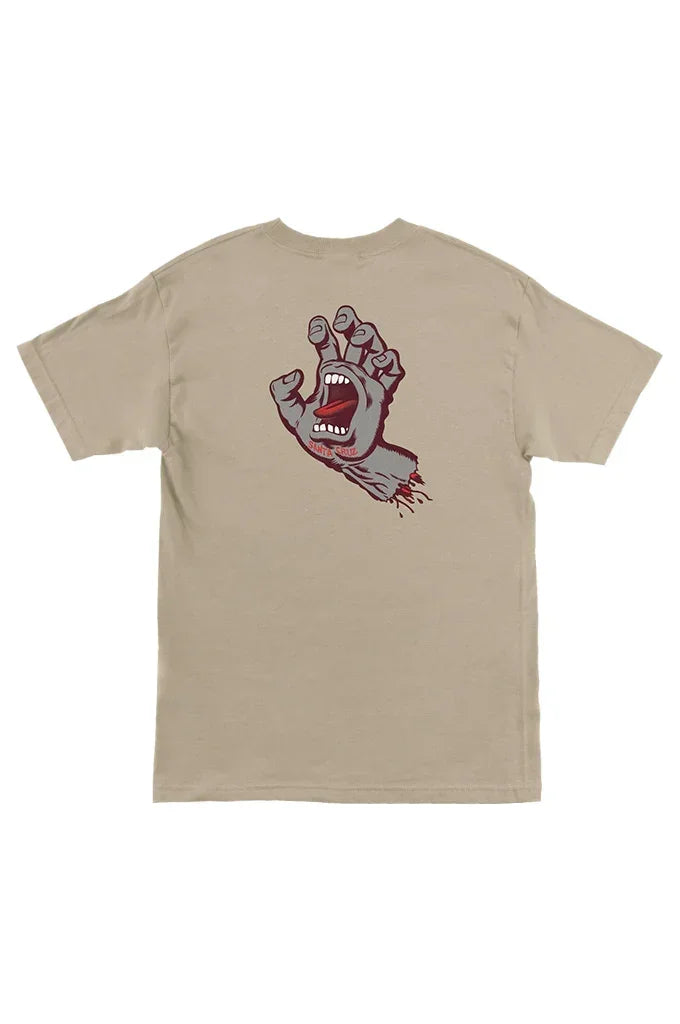 Santa Cruz Screaming Hand Regular Tee - Mainland Skate & Surf