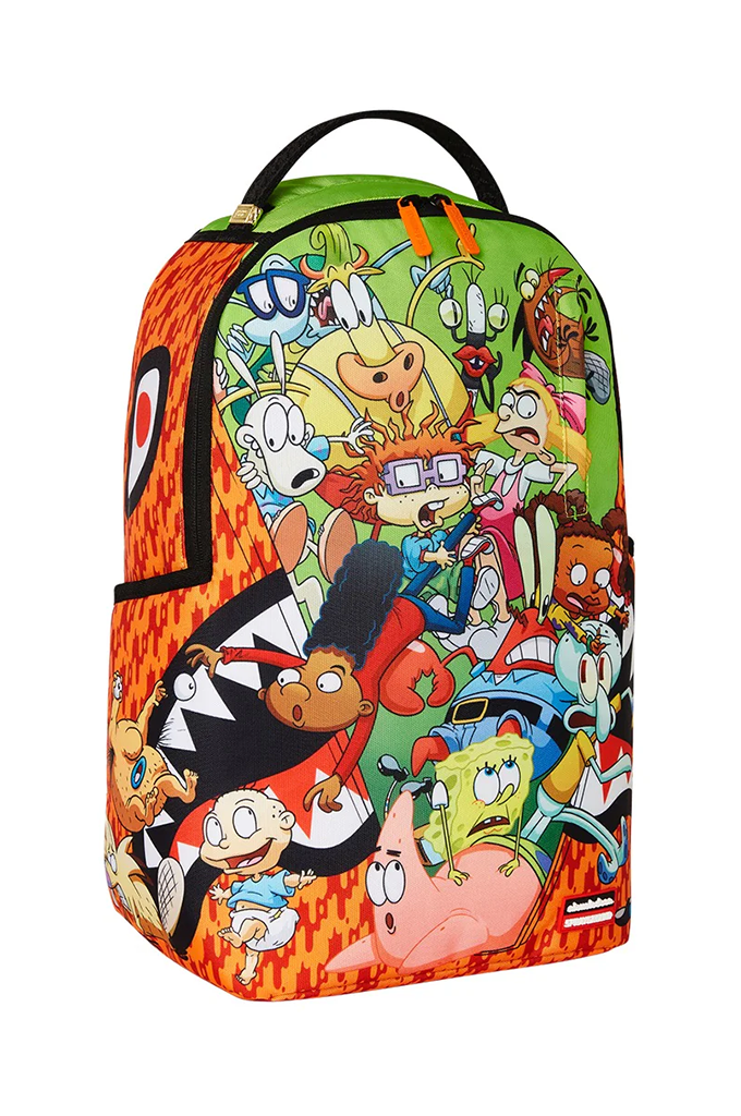 Sprayground X Nickelodeon 90's Nick Character Pile Reveal Backpack