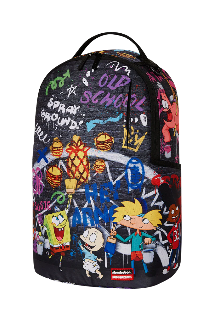 Sprayground X Nickelodeon 90's Nick Characters Painting Toon Tag Takeover Backpack