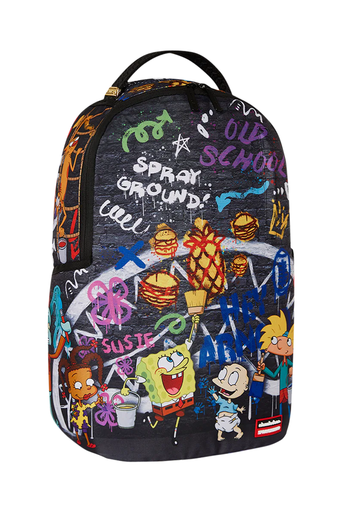 Sprayground X Nickelodeon 90's Nick Characters Painting Toon Tag Takeover Backpack