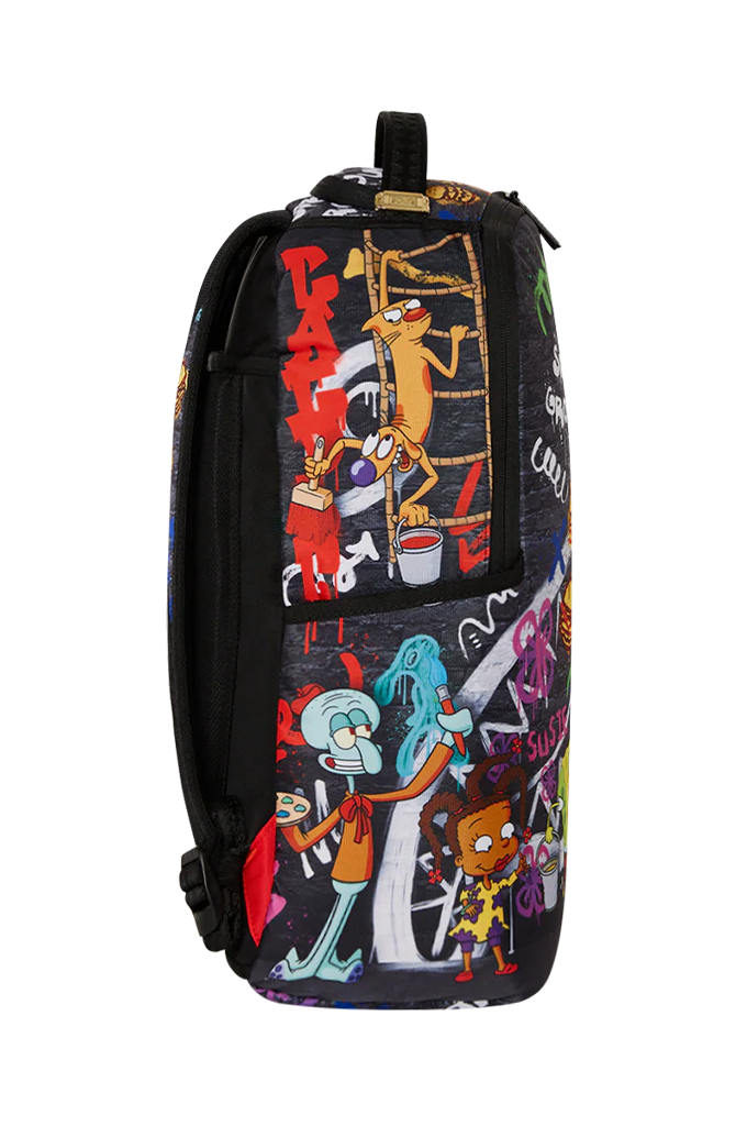 Sprayground X Nickelodeon 90's Nick Characters Painting Toon Tag Takeover Backpack