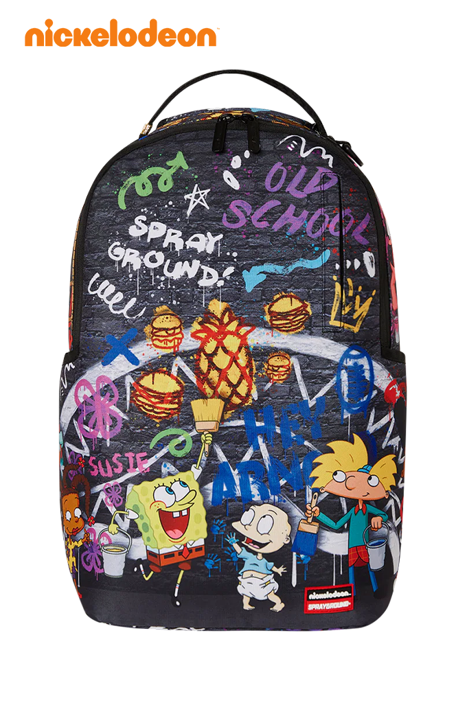 Sprayground X Nickelodeon 90's Nick Characters Painting Toon Tag Takeover Backpack