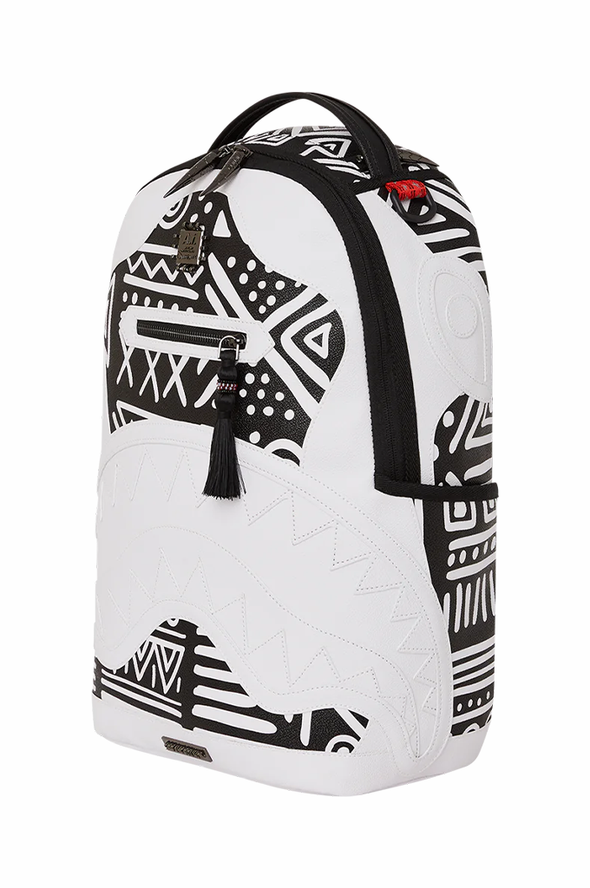 Sprayground A.I. African Intelligence Tribal Couture Platinum DLXV Backpack