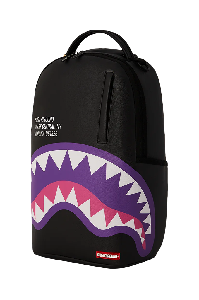 Sprayground Shark Central Purple Viola 360 DLXSV Backpack– Mainland ...