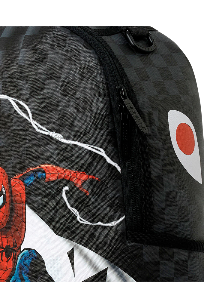 Sprayground Marvel Spiderman Official Collab - Curtain Reveal Protect The City Backpack