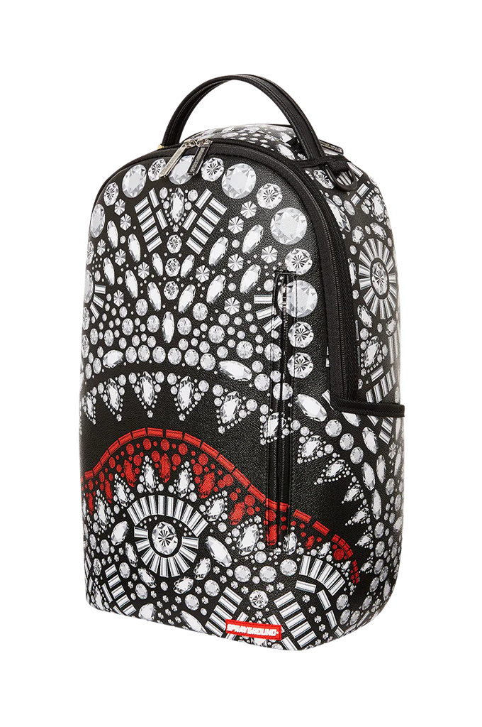 SPRAYGROUND: backpack in vegan leather with thunder sharks print