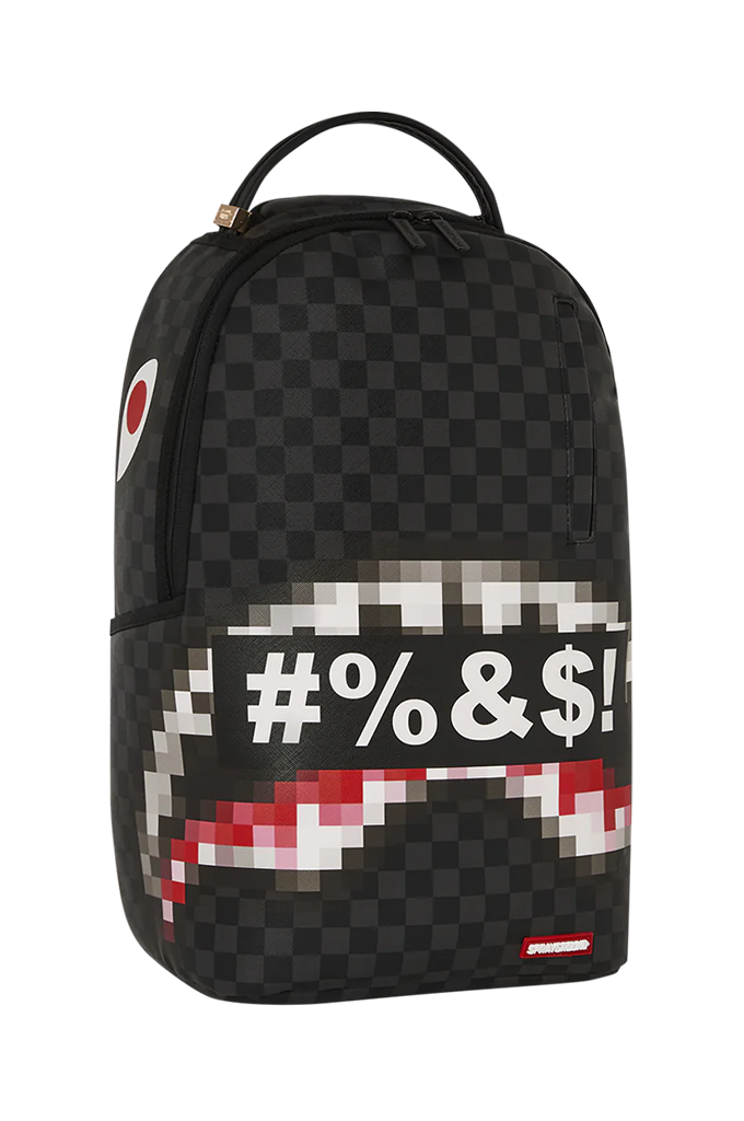 Sprayground Censored Shark What The Beep Backpack