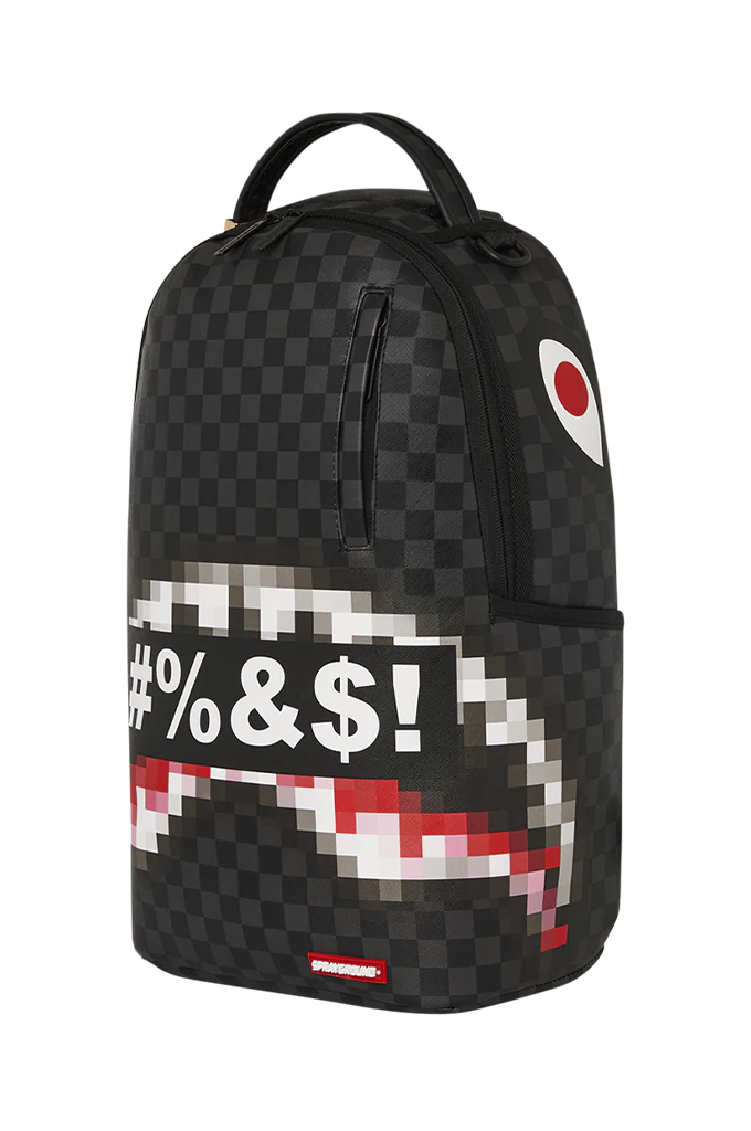 Sprayground Censored Shark What The Beep Backpack