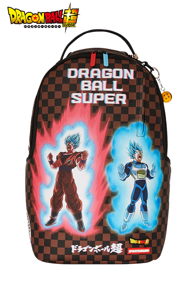 Sprayground X Dragon Ball Z  Super Goku And Vegeta Full Power Dual Ascension Backpack