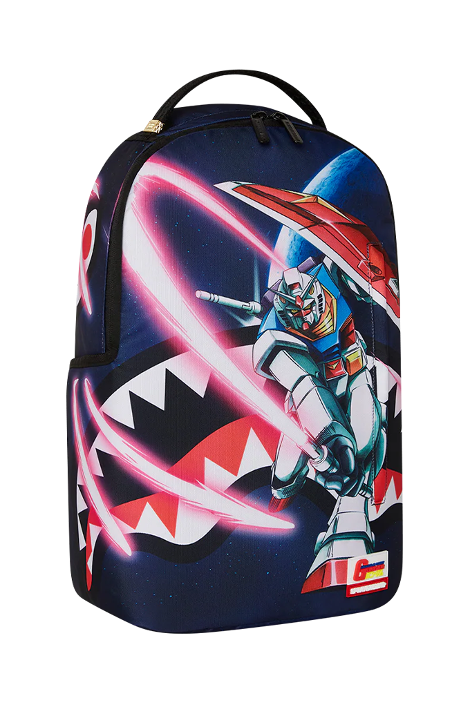 Sprayground X Gundam Slashed Shark Battle Mode Backpack – Mainland Sprayground X Gundam Slashed Shark Battle Mode Backpack – Mainland