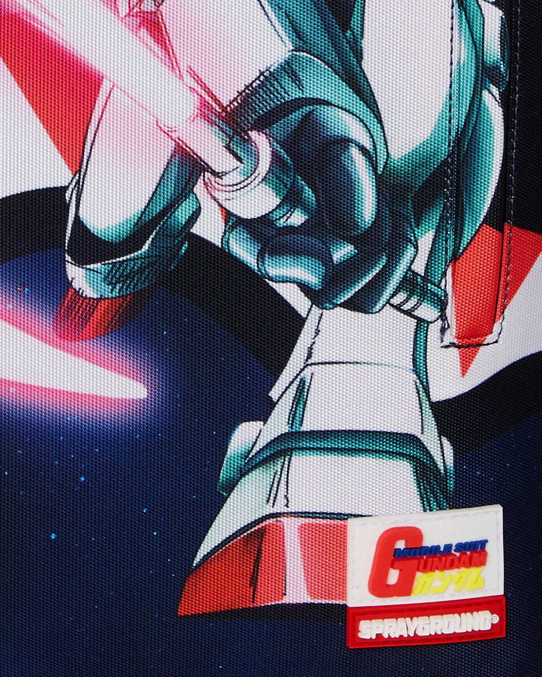 Sprayground X Gundam Slashed Shark Battle Mode Backpack