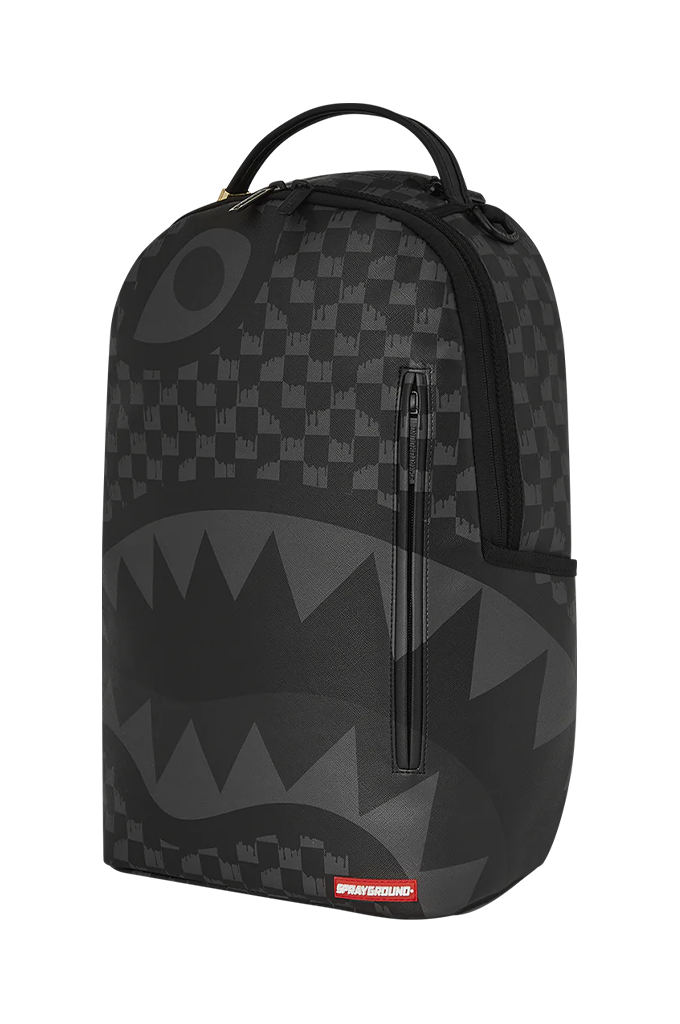 Sprayground Hangover Grey Drip Check DLXSV Backpack