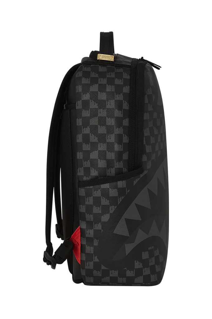 Sprayground Hangover Grey Drip Check DLXSV Backpack