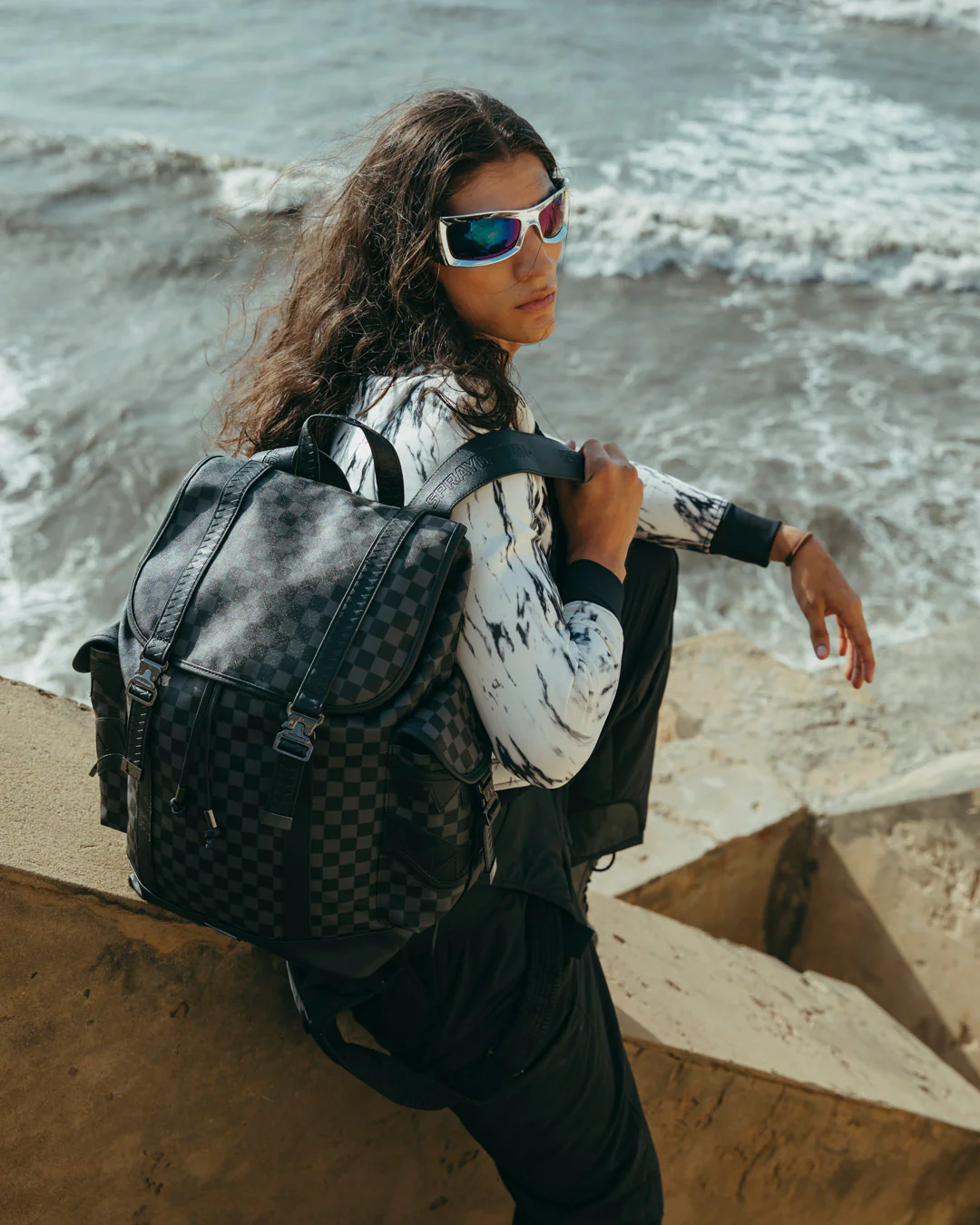 Sprayground Midnight Chateau Monte Carlo Backpack