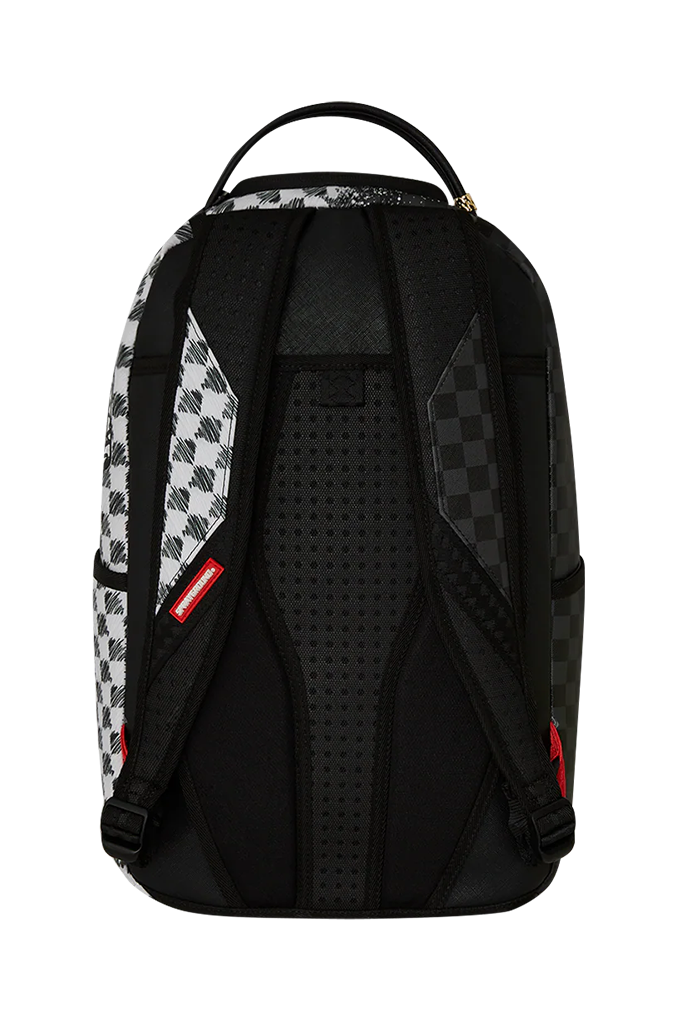 Sprayground Mix And Match Scribble Dribble Check Backpack