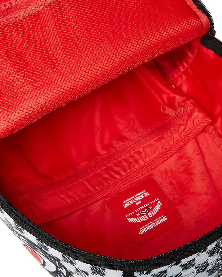 Sprayground Mix And Match Scribble Dribble Check Backpack