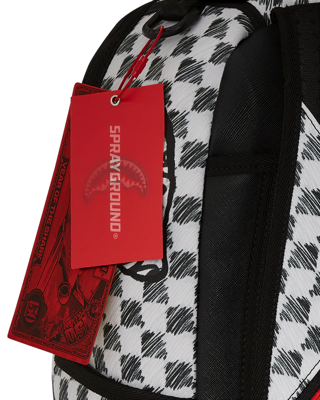 Sprayground Mix And Match Scribble Dribble Check Backpack