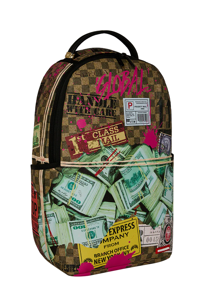 Sprayground Torn Packaging Overnight Cash Stash Backpack