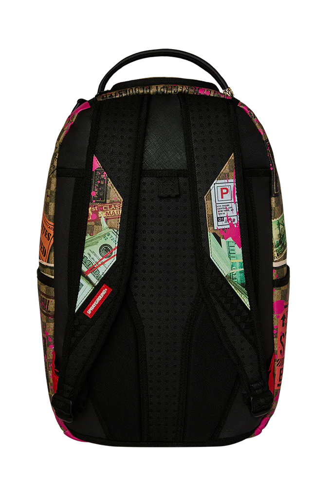 Sprayground Torn Packaging Overnight Cash Stash Backpack