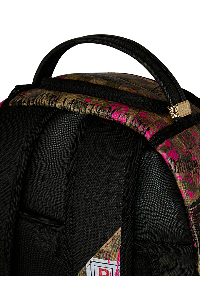 Sprayground Torn Packaging Overnight Cash Stash Backpack